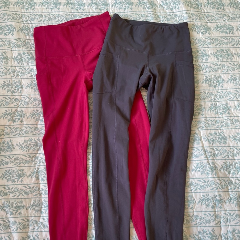 Yogalicious Pink and Dusty Purple Leggings